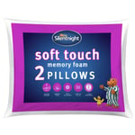 Silentnight Soft Touch Memory Foam Medium Pillow 2- Pack