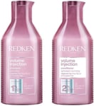 Redken Volume Injection Shampoo 300Ml & Conditioner 300Ml Duo New