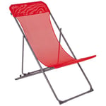 Bo-Camp - Beach Chair Penco - 3 positions - Oxford Polyester - Red