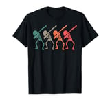 Dabbing Human Skeleton Halloween Retro Skull Dab Dance Boys T-Shirt