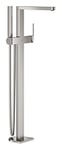 GROHE Plus Freestanding Bath Mixer with Euphoria Cube+ Stick Hand Shower – A Modern Pillar Tap Perfect for Stylish Freestanding Baths 23846DC3