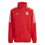 adidas Bayern München Regnjakke Condivo 22 - Rød/Blå unisex