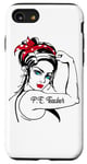 iPhone SE (2020) / 7 / 8 Physical Education P E Teacher Rosie The Riveter Pin Up Girl Case