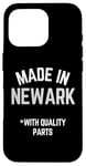 Coque pour iPhone 16 Pro Made In Newark - Slogan amusant Born In Newark