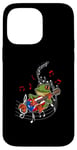 iPhone 14 Pro Max Puerto Rico Flag Coqui Frog Play Guitar Puerto Rican Music Case