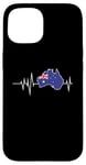 iPhone 15 Flag Country Heartbeat Australia Australian Flags World Map Case