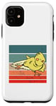 Coque pour iPhone 11 Calopsitte oiseau jaune dessin animé oiseau coloré animaux