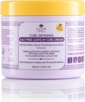 Nature Spell Curl Defining Leave-In Curl Cream 400ml, Infused With Rice Water &