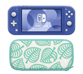 Nintendo Switch Lite (Blue) & Switch Lite Carrying Case  (Animal Crossing: New Horizons Edition) Bundle, Blue