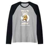 This Is My Human Costume - Funny Potato Halloween Design Raglan Baseball Tee