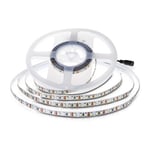 120 LED strip ljus 8W/m - 6500K, IP20, 24V, Dubbel PCB, 10m/rulle - Kulör : Kall