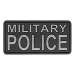 JTG 3D Rubber Patch: Military Police SWAT