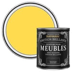 Rust-Oleum Peinture Jaune pour Meubles, Finition Brillante - Sorbet Citron 750ml