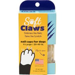 Soft Claws Kit de Capuchons à Ongles pour Chien - Taille XL - Naturel