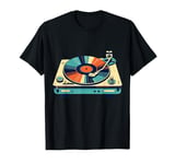 80s 90s Retro Vintage Vinyl Record Player Turntable T-Shirt