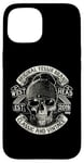 Coque pour iPhone 15 Isle of Man Tête de mort classique West Head Yessir Manx Brand