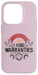 Coque pour iPhone 14 Pro I Void Warranties Funny Sarcastic Mechanic Engine Meme