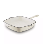 Barbary & Oak Støpejern Grillpanne Kremhvit 26cm