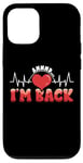 Coque pour iPhone 14 Pro Et je suis de retour EKG Rythme cardiaque Cardiologue Cadeau