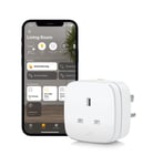 Eve Energy UK - Smart Plug & Power Meter with Built-in Schedules, Voice Control,