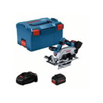 Scie circulaire sans fil Bosch gks 18V-57-2 l, 2x 5,5 Ah ProCore + chargeur en l-boxx