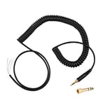 Coiled Headphone Cable 3.5MM Audio Cable, Coiled Audio Cable with 6.35MM Plug for Beyerdynamic DT 770/770PRO/990/990PRO Headphone