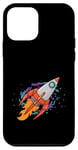 Coque pour iPhone 12 mini Exploration de galaxies lointaines dans un vaisseau spatial