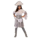 Bristol Novelty 3015485-6 GHOST PIRATE GIRL Childrens Fancy Dress, Multi-Colored, Ages 5-6