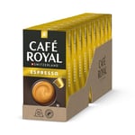 Café Royal Espresso 100 Capsules for Nespresso Coffee Machine - 5/10 Intensity - UTZ-certified Aluminum Coffee Capsules