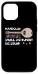 Coque pour iPhone 12/12 Pro Mandoline Petit Instrument Grand Son Mandoline Joueur Musicien