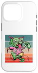 Coque pour iPhone 16 Pro Dessin animé zombie linge la langue d'Halloween ou l'humour