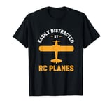 Vintage RC Plane Lover Easily Distracted By RC Planes T-Shirt