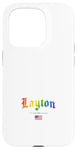 Coque pour iPhone 15 Pro Layton Gothic Design Lgbtqai+ rainbow Version