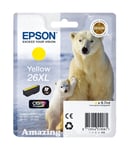 Original Epson 26XL, Yellow Ink Cartridge XP-610, XP-615, XP-620, XP-625, T2634