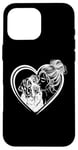 iPhone 16 Pro Max Saint Bernard Mom Dog Art Valentine's Day Heart Case