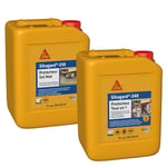 Sika Sikagard 240 Protecteur Tout en 1, Protection hydrofuge façade, mur, toiture et sol, 5L & Sikagard 210 Protecteur Sol Mat, Hydrofuge, Imperméabilisant effet mat pour sols, 5L, Incolore