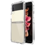 Case for Samsung Z Flip 4 2-Part Case Silicone Flexible Gel Slim Transparent