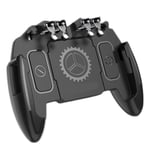 Manette De Jeu À 6 Doigts, Déclencheur Et Radiateur De Jeu Pour Téléphone, Compatible Avec Pubg/Fotnite/Règles Du Jeu De Survie/Cod