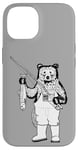 iPhone 14 Bear Fisher Holding its Latest Catch, Angler Angling Fishing Case