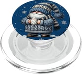 Xmas Gnome For Coffee Lovers With Hot Cocoa Mug For Winter PopSockets PopGrip pour MagSafe