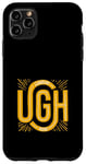 Coque pour iPhone 11 Pro Max University Varsity-Gold UGH ! Mood Varsity-Jaune Doré