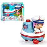 Pinypon - My First Pinypon, pack de jouet avec un bateau et une figurine de capitaine, pour enfants à partir de 1 an