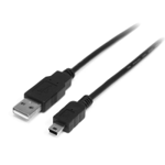 StarTech.com 0.5m USB/Mini USB USB-kabel USB 2.0 0,5 m USB A Mini-USB B Sort