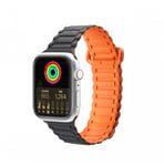 Dux Ducis Strap (Armor Version) Apple Watch SE Strap, 9, 8, 7, 6, 5, 4, 3, 2, 1 (41, 40, 38 mm) Silikon magnetbandsarmband Sv