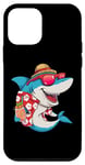 iPhone 12 mini Shark Hawaiian Funny Aloha Hawaii Holidays Beach Lover Fan Case