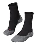 FALKE Women's RU4 Endurance W SO Cotton Anti-Blister 1 Pair Running Socks, Black (Black-Mix 3010), 5.5-6.5