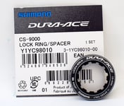 Shimano DURA-ACE CS-9000 11 spd Cassette Lockring w/Spacer CS-R9100 Usable