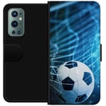 OnePlus 9 Pro Sort Lommebokdeksel Fotboll