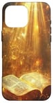 iPhone 16 Pro Max Catholicism Open Bible Rays Spiritual Divine Case