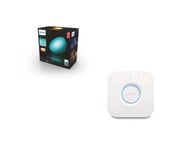 Lampe nomade connectée Philips Hue Go Led + Pont de connexion Philips Hue Bridge